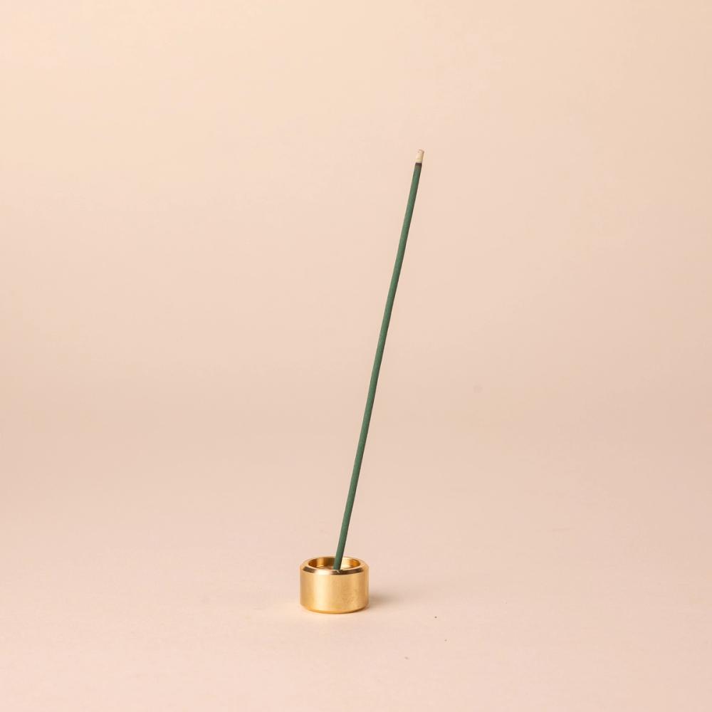 Brass Hand Incense Holder - Bazaar Barnstaple