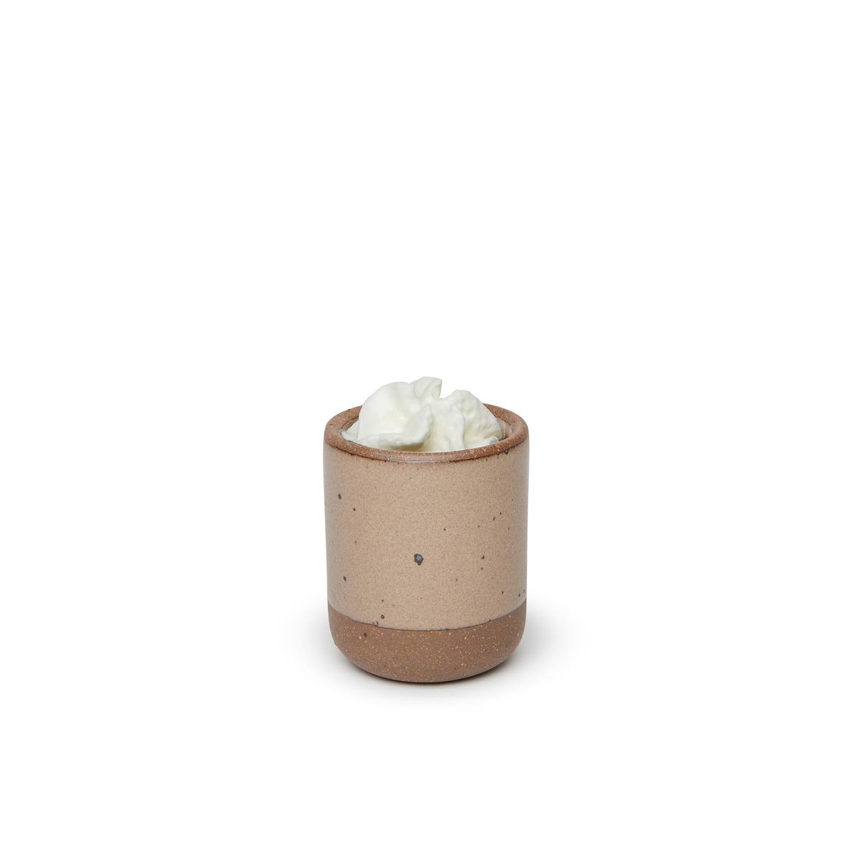 Eggshell Toddler Cup being held
