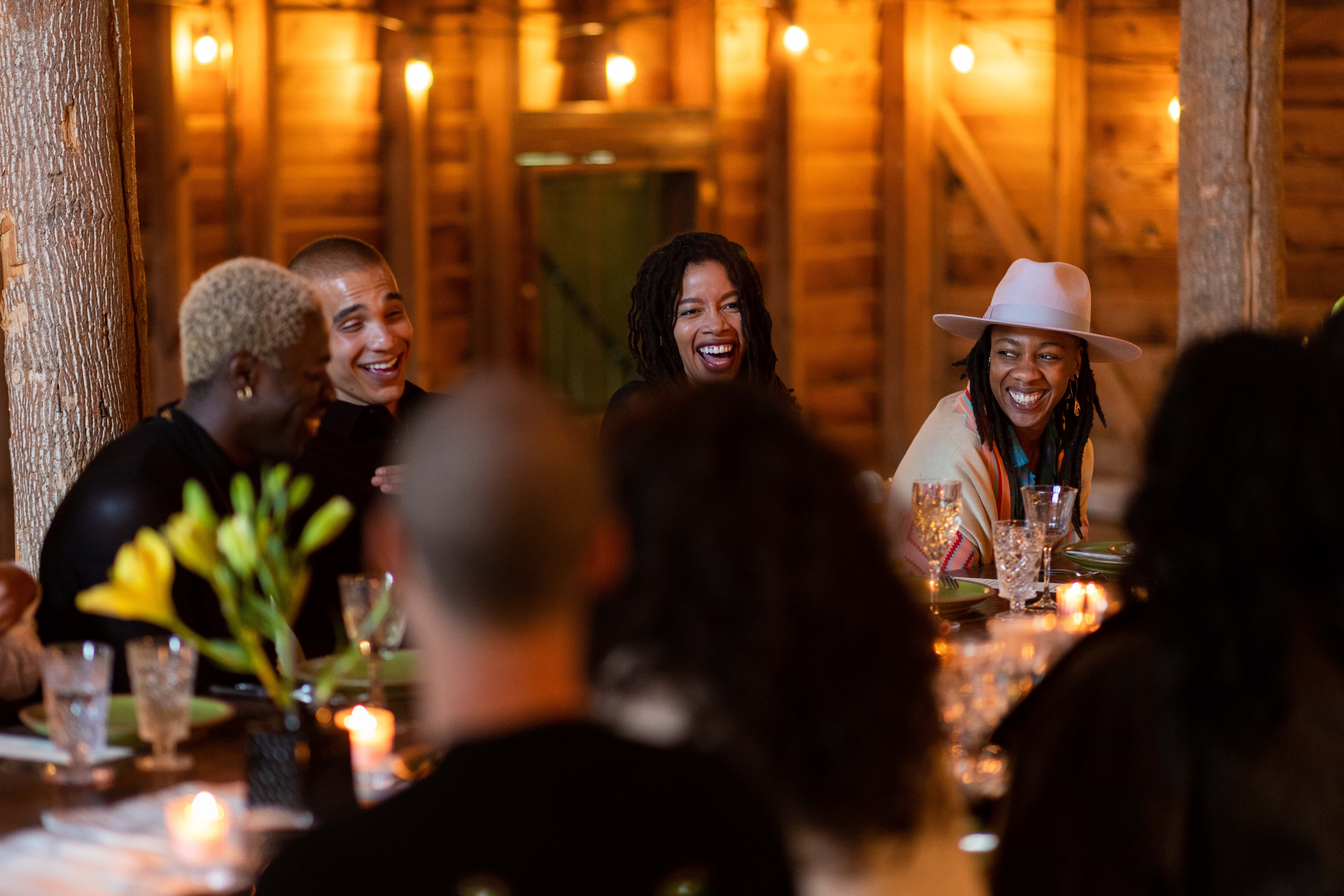 laughter at the table