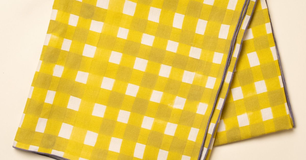 Crosshatch Linen Tablecloth