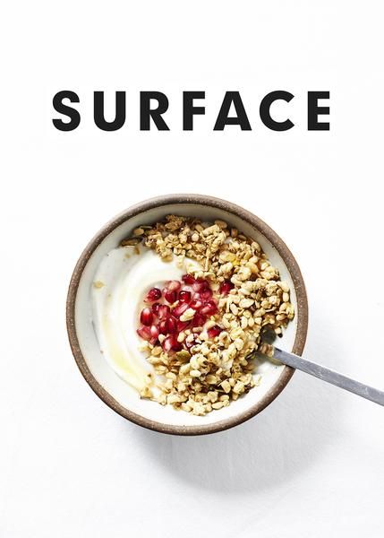 Surace Magazine Logo with East Fork Yogurt Bowl