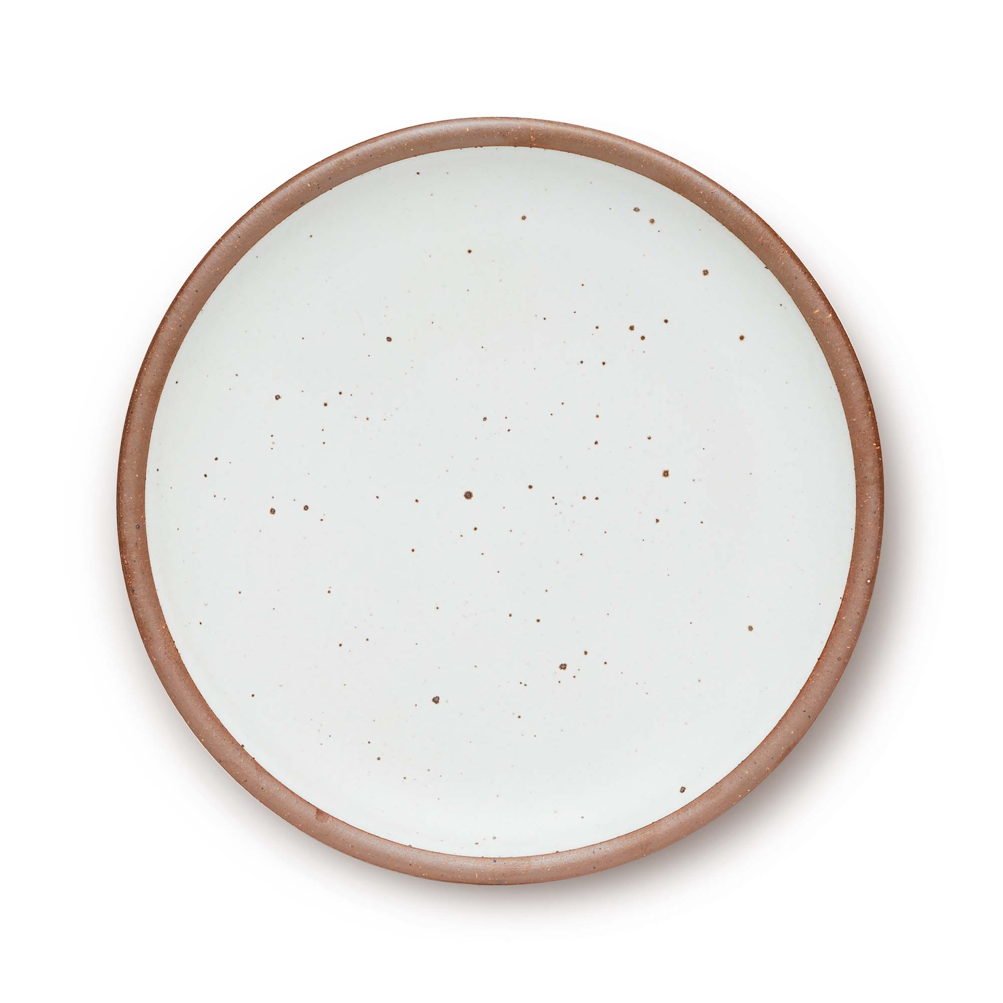 Eggshell dinner plate