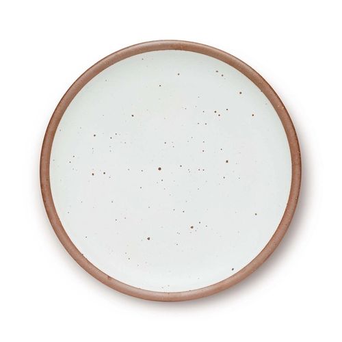 Eggshell dinner plate