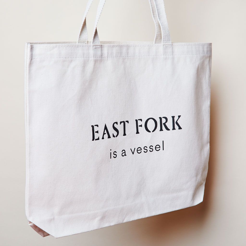 East Fork Is A Vessel tote bag 