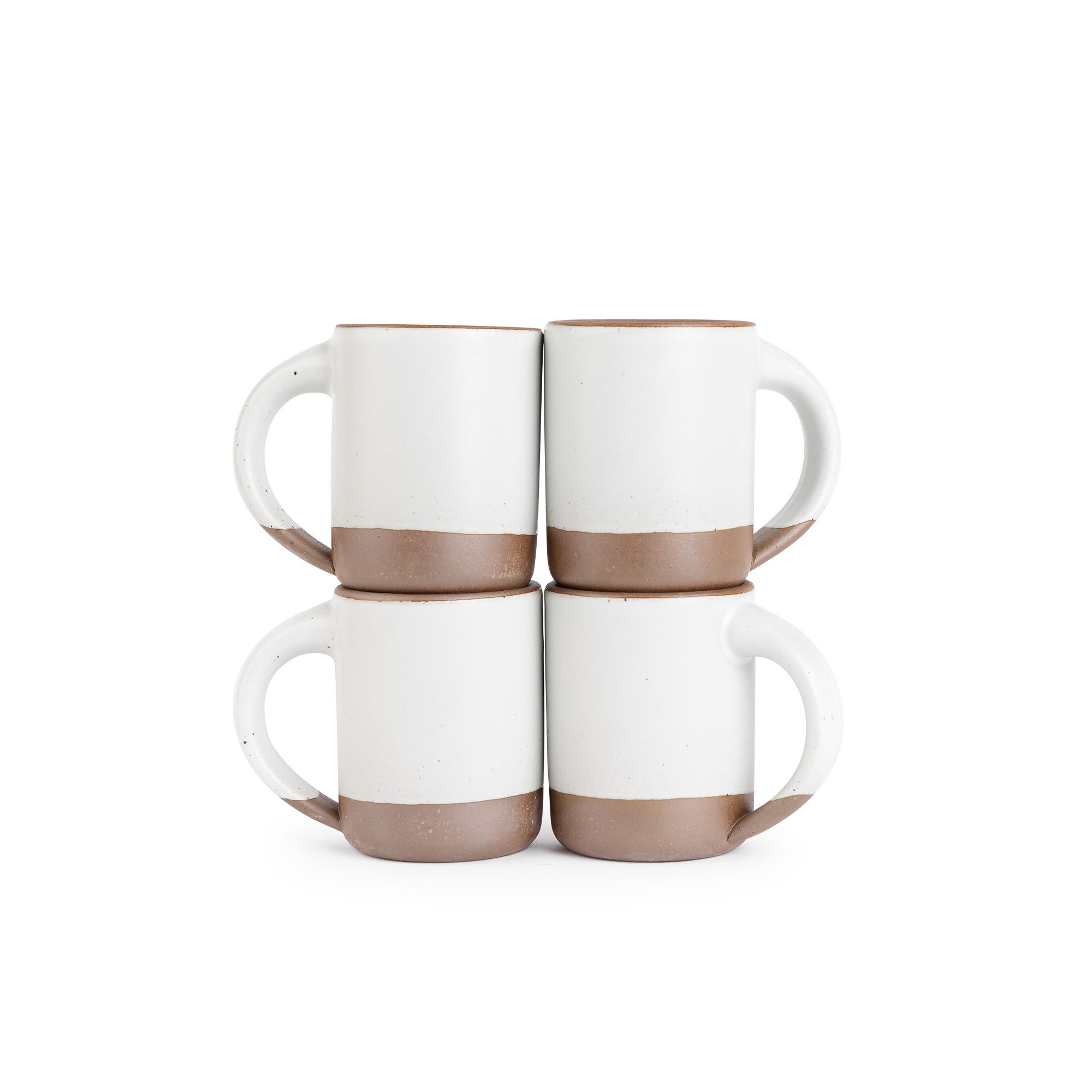 Stripe Mug Set of 4 - Terracotta – CookDineHost