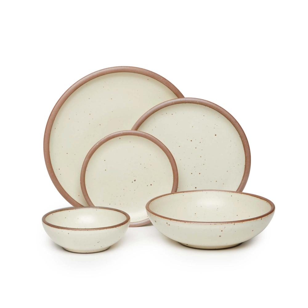 Shallow Dinner Set - Panna Cotta