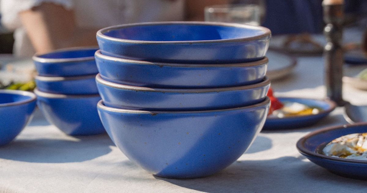 Soup Bowl Set in La Sirène (4) | The Matisse Collection