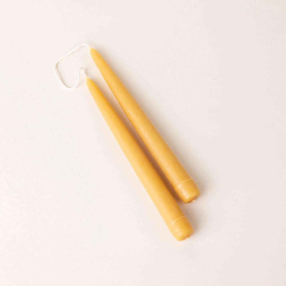 Beeswax Tapers, Set of 2