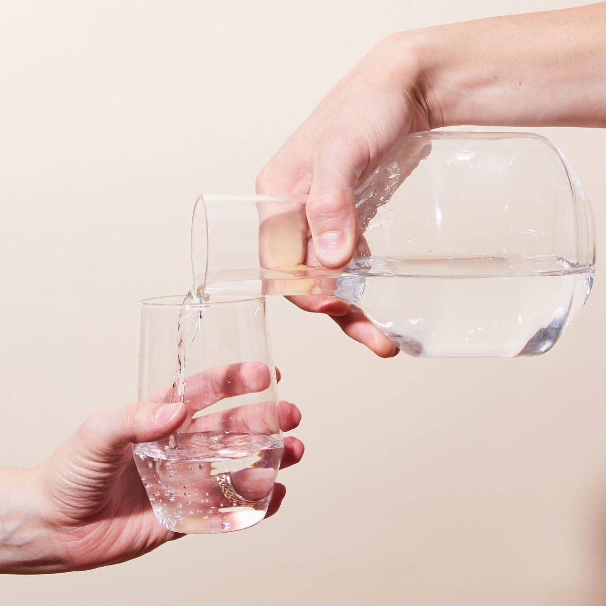 R+D Acqua Glasses and Carafe