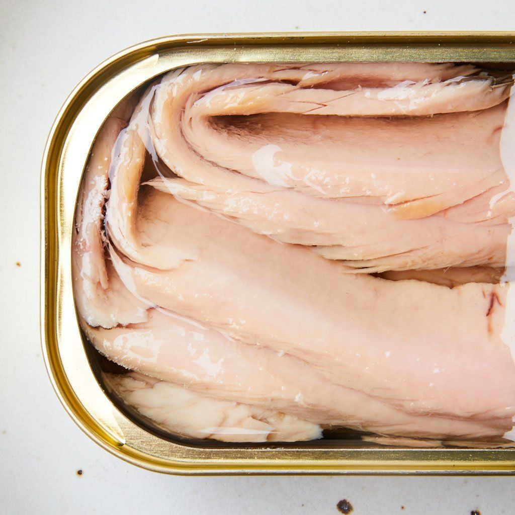 Tuna in an open tin
