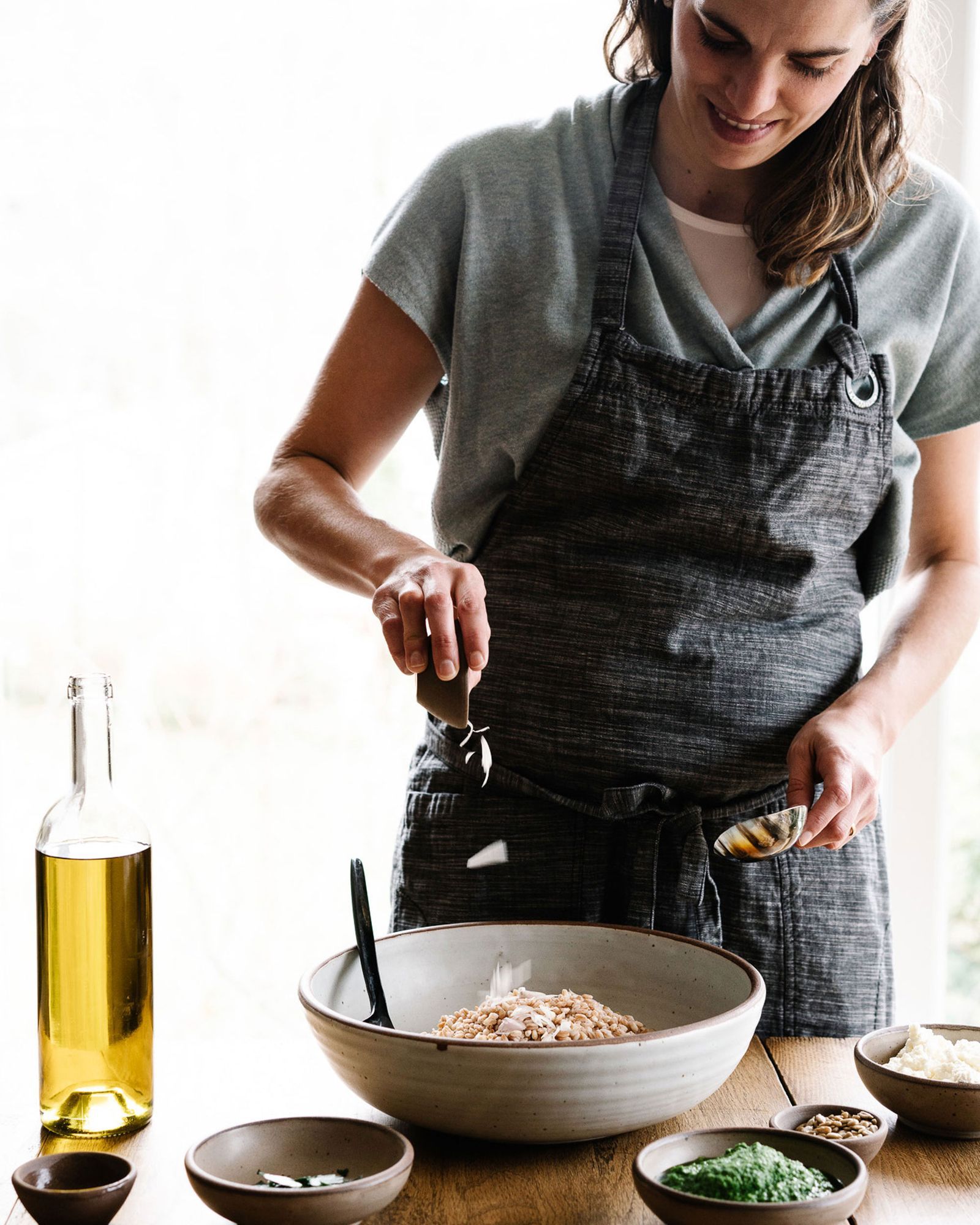 Chef Katie Button with East Fork Pottery