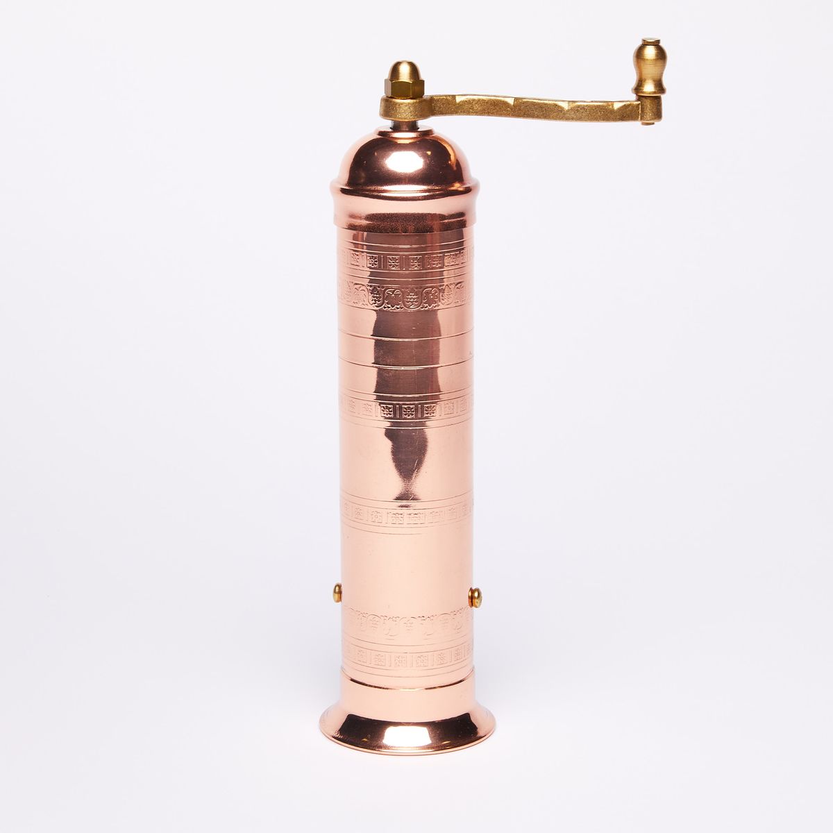 Copper pepper mill