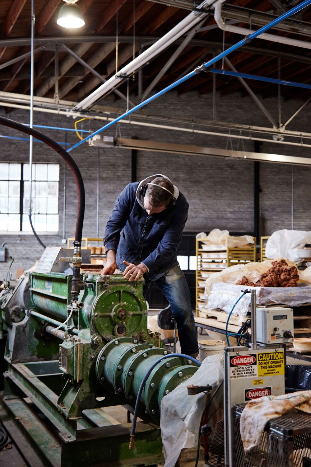 East Fork factory working on jigger machine