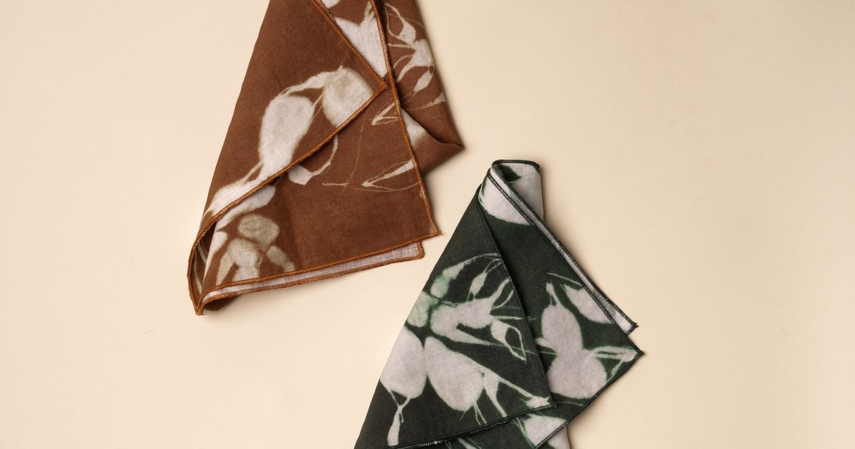 Shadow Print Napkins Set of 4