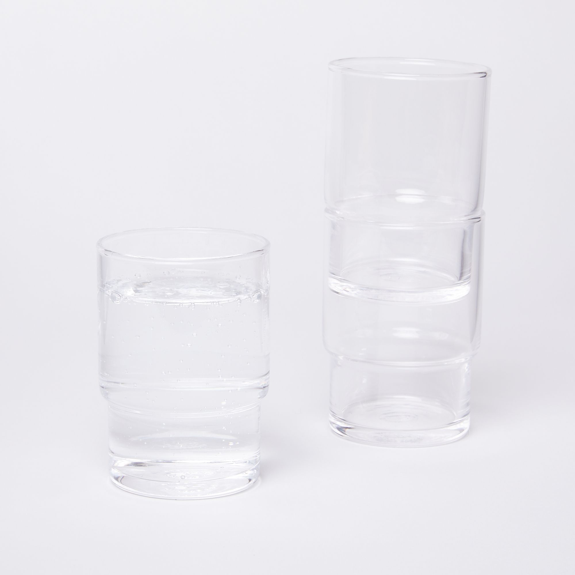 Stackable Everyday Glasses by Toyo-Sasaki Glass