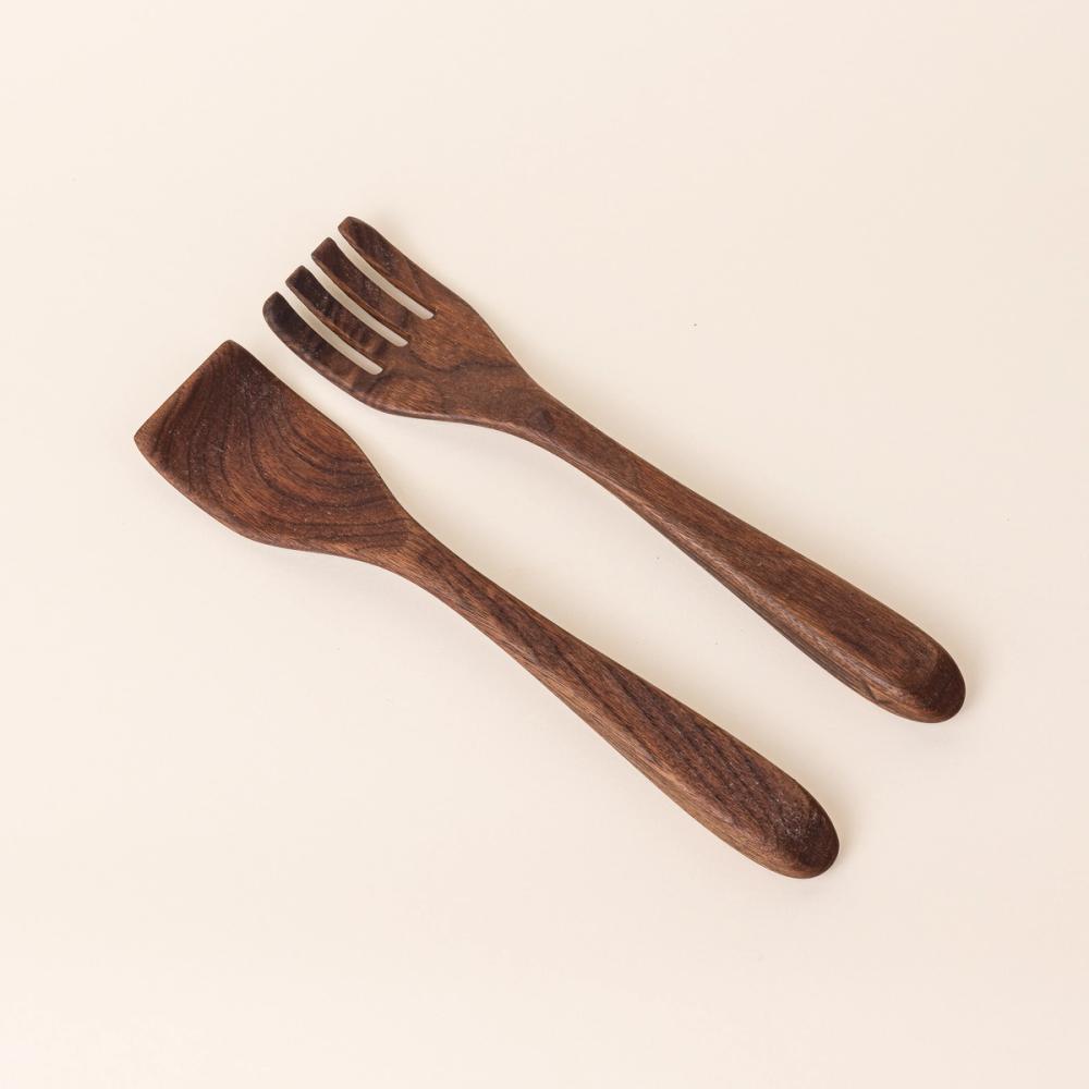 Wood Serving Set