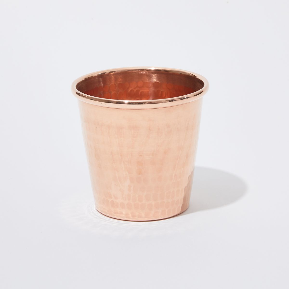 a copper cup