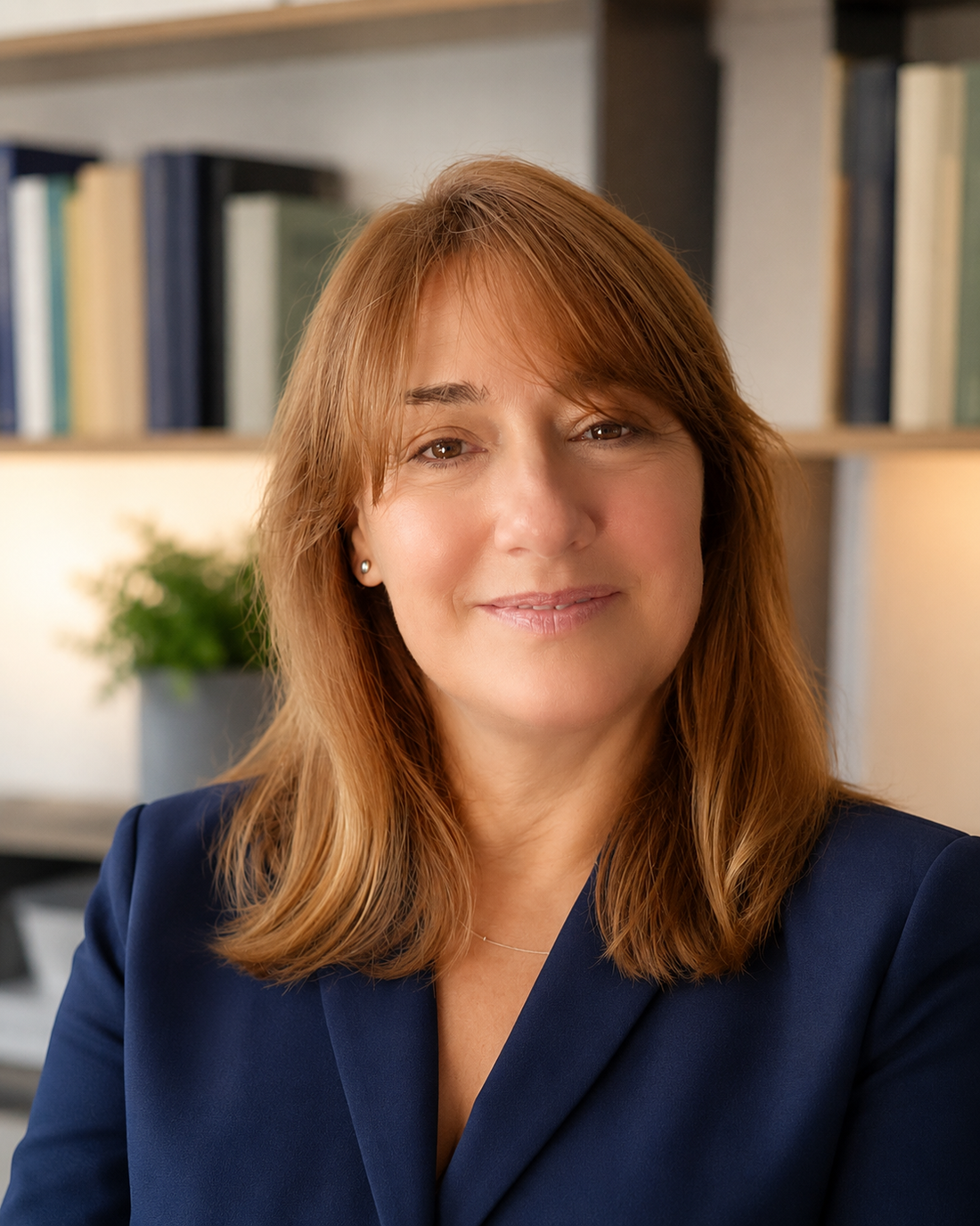 Retrato profesional de María José Olea, directora fundadora de CHYP.