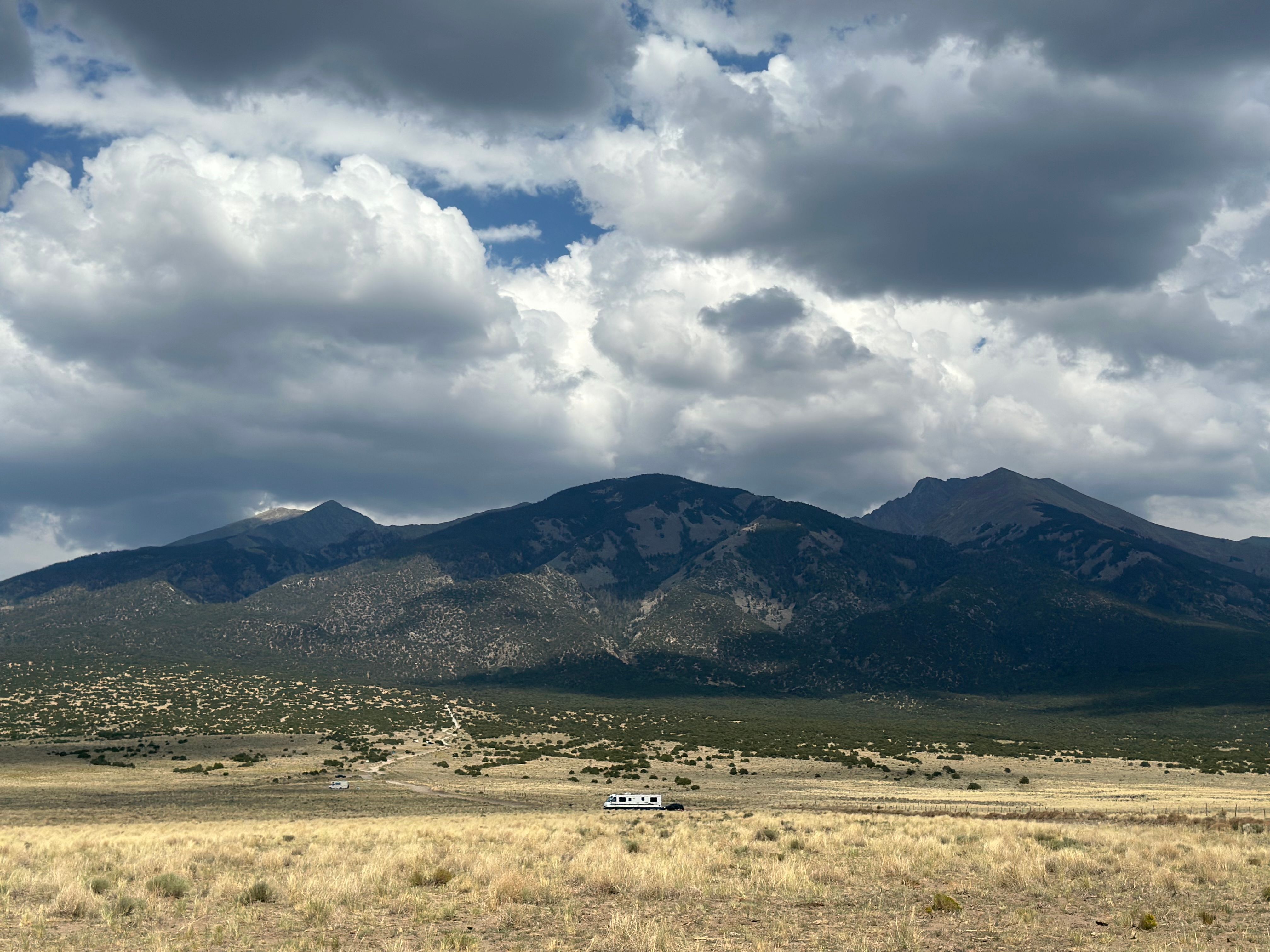 Blanca Group and Como Road from a distance