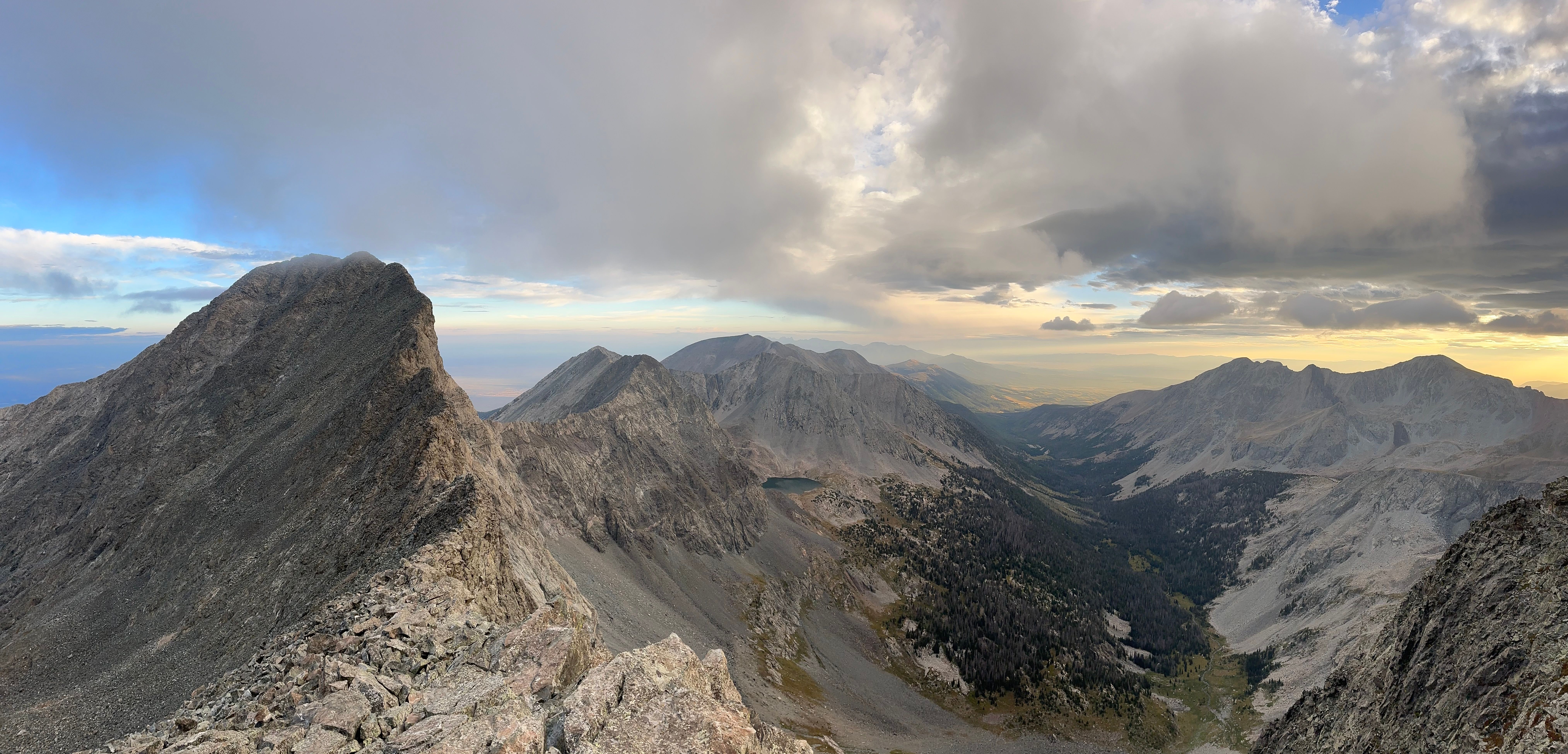 Further up Blanca's Ridge