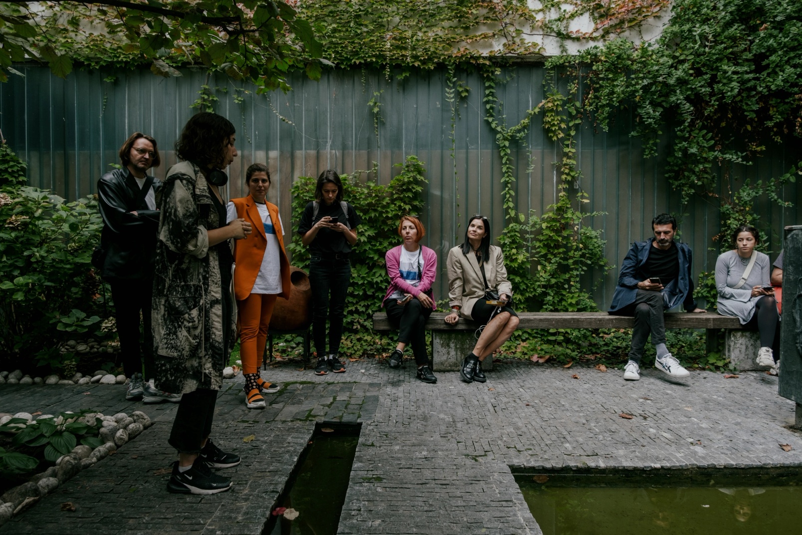 Slide 20/21: Walking with Water Public Program. Photo by Janic Vladimir.