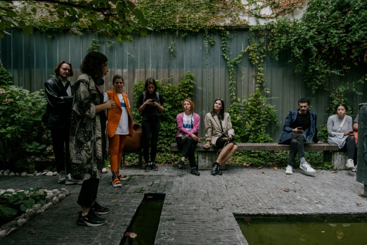 Slide 20/21: Walking with Water Public Program. Photo by Janic Vladimir.