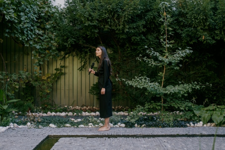 Slide 15/21: Walking with Water Public Program. Photo by Janic Vladimir.