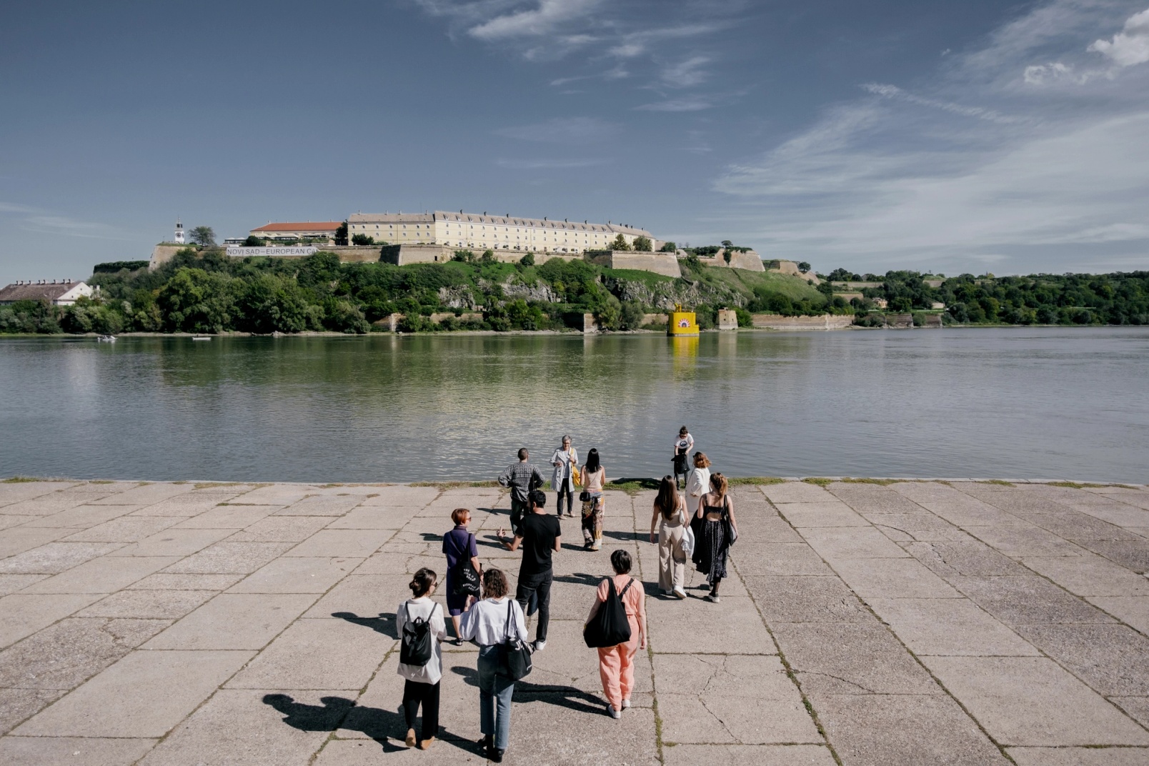 Slide 14/21: Walking with Water Public Program. Photo by Janic Vladimir.