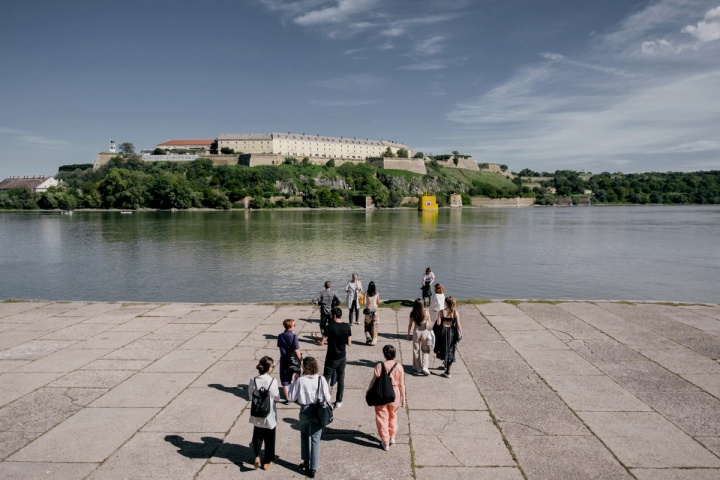Slide 14/21: Walking with Water Public Program. Photo by Janic Vladimir.