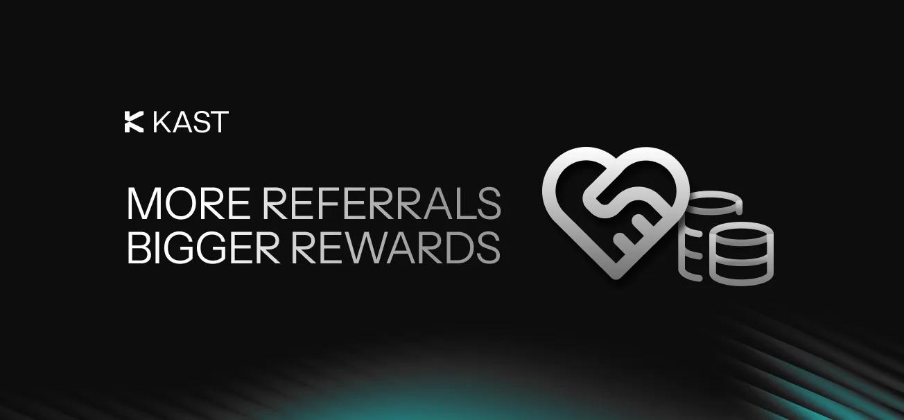 Promotional artwork for “The More You Refer, the More You Earn”