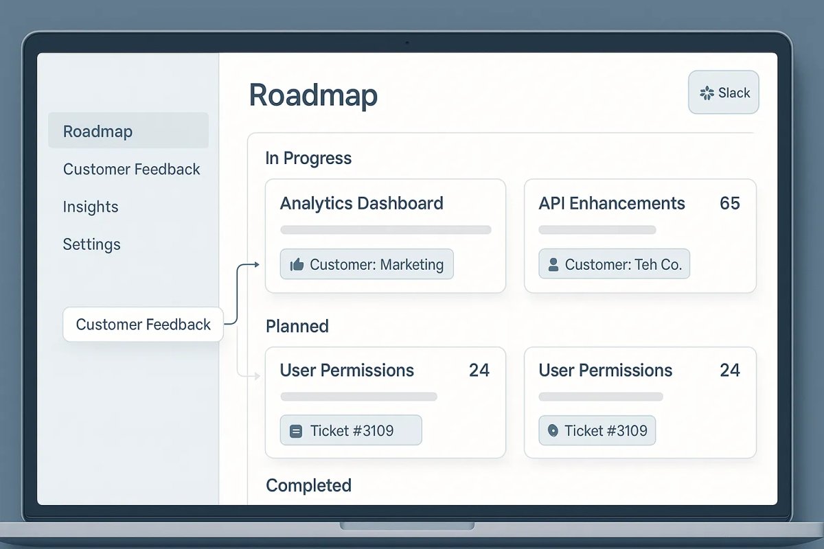 SaaS product roadmap tool
