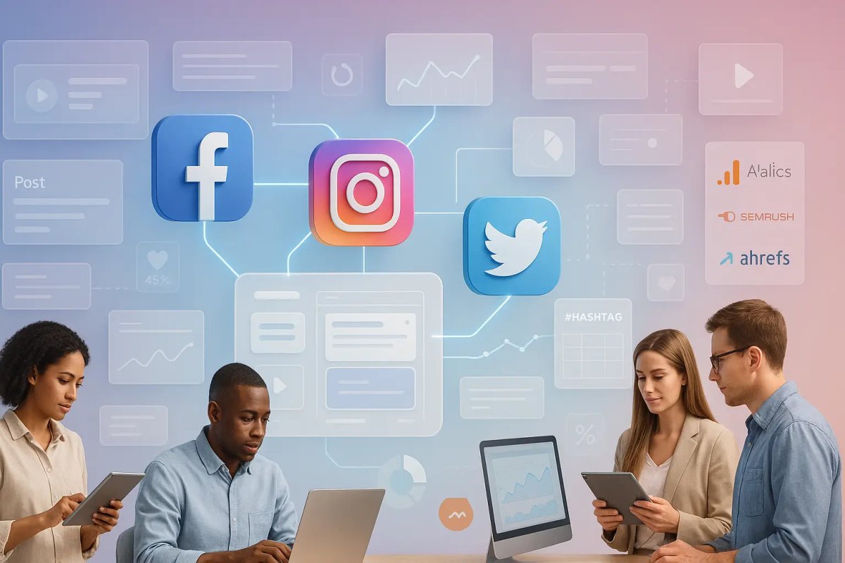 Social media boosting content reach