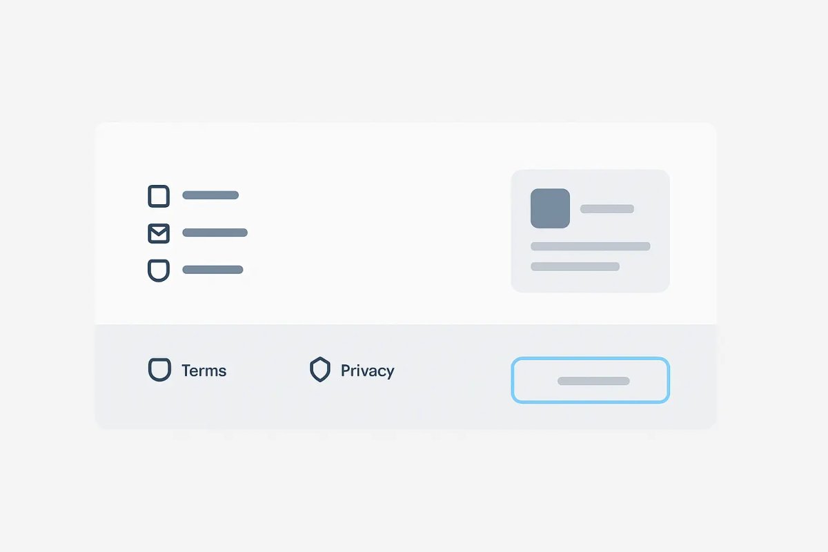 Prominent single call-to-action button on B2B homepage
