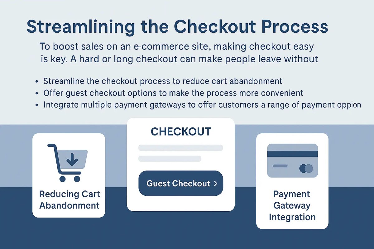 Illustration showing strategies to optimize an eCommerce product page for conversions