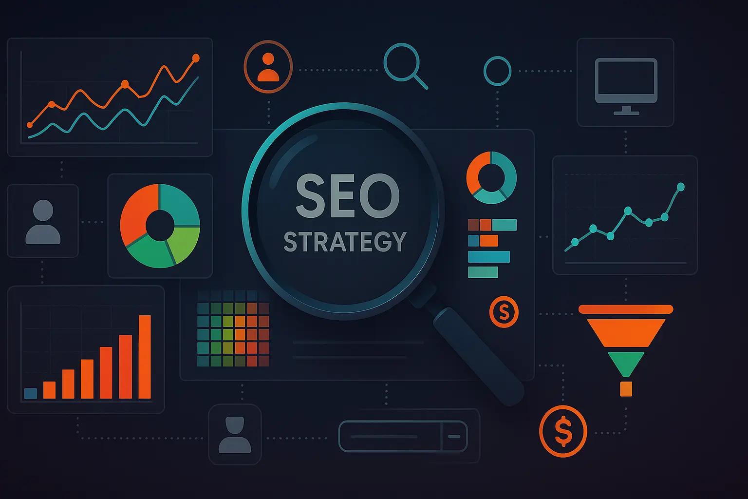 Region-wise SEO traffic and conversion performance comparison chart