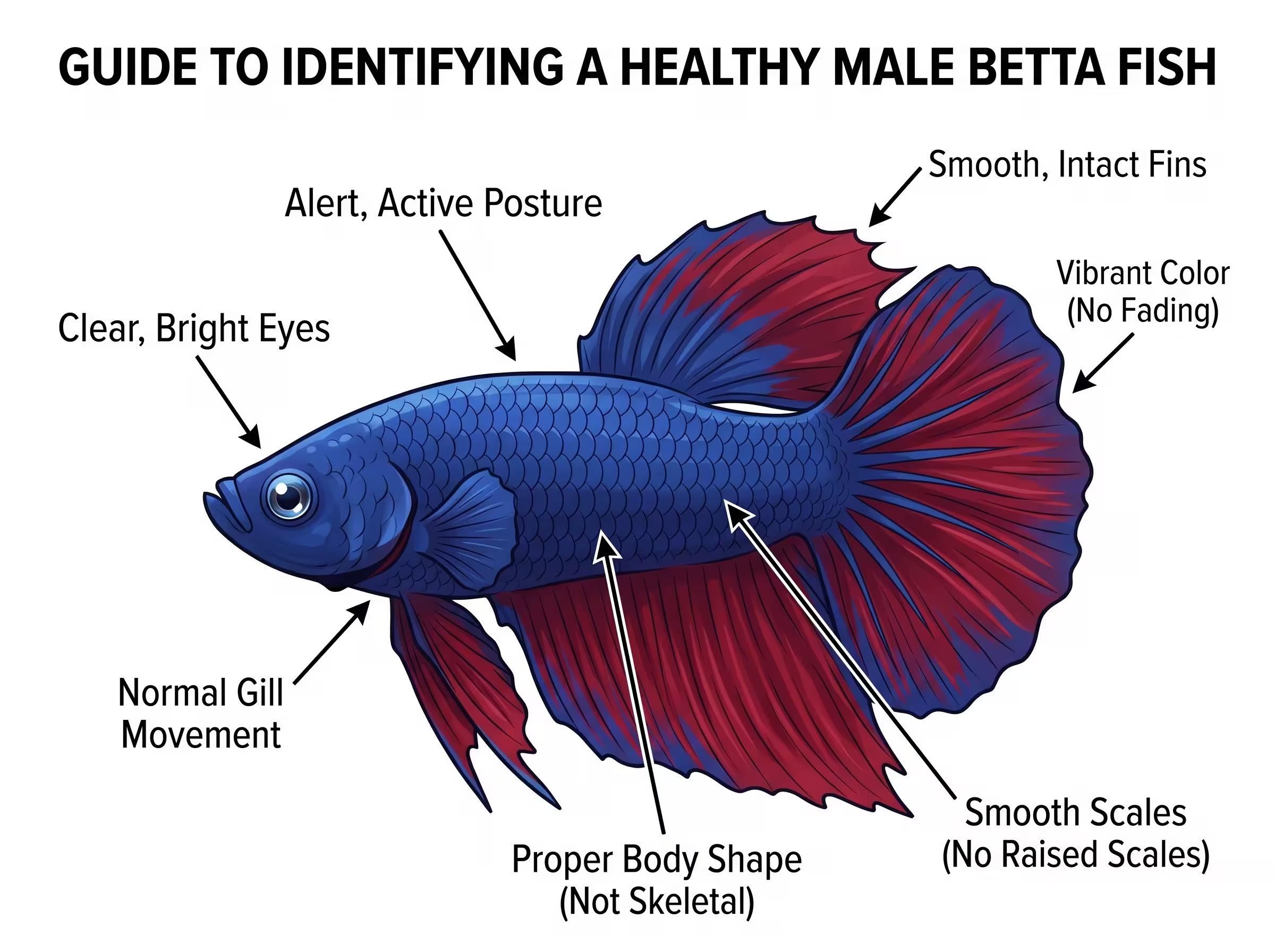 Sick Betta Signs Infographic