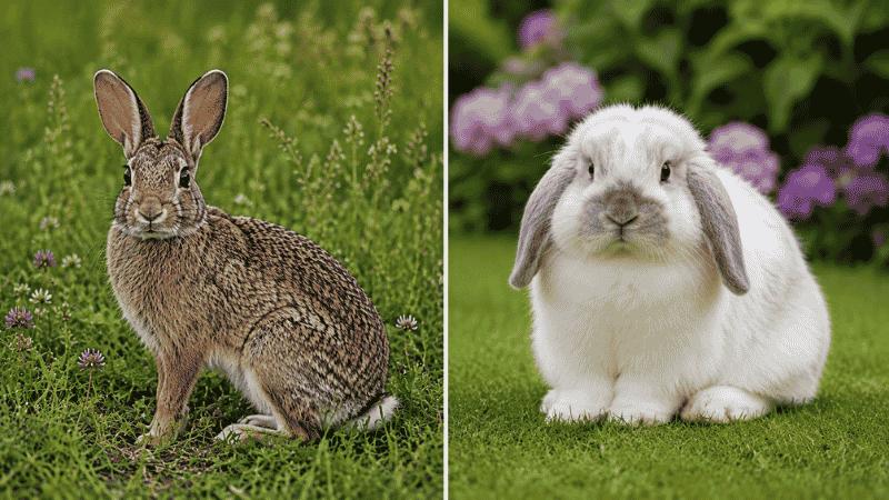 Wild vs Domestic Rabbit