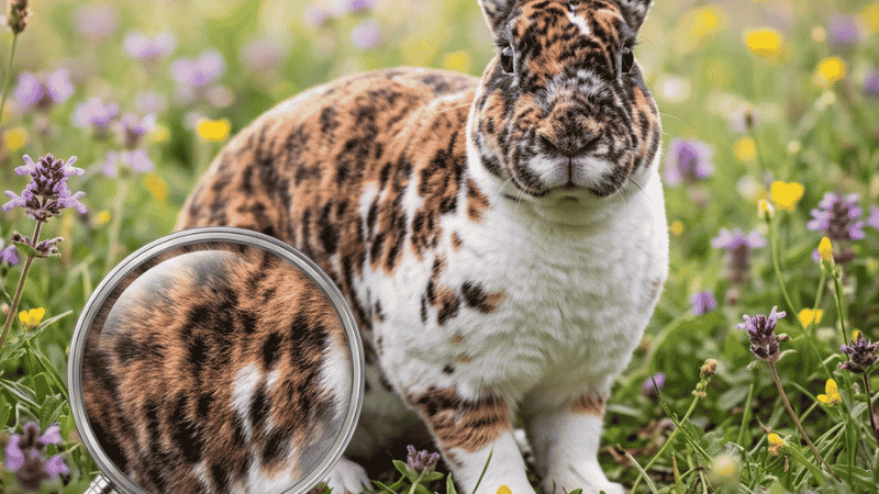 Mini Rex rabbit velvet fur texture close up