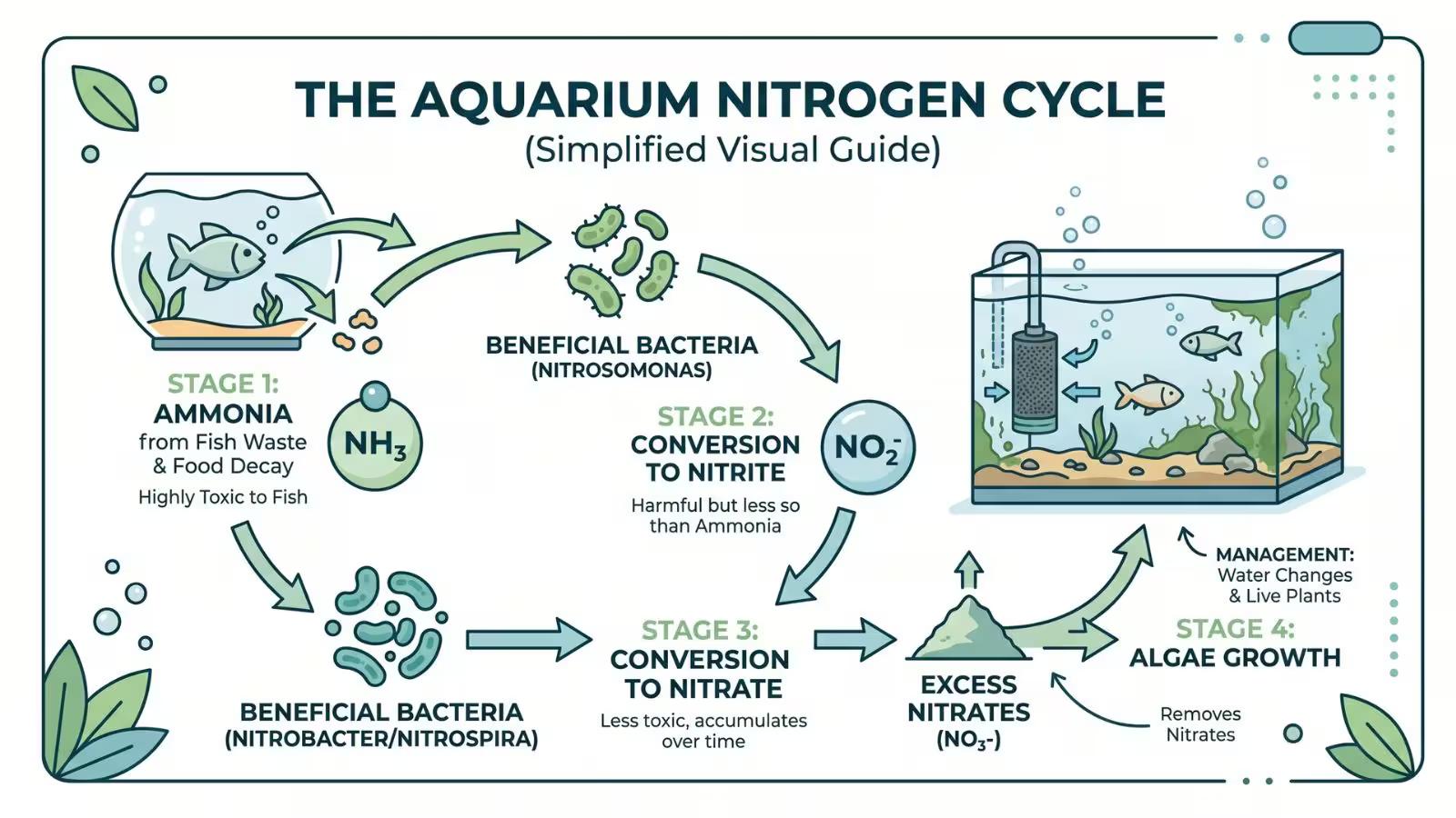 Nitrogen cycle diagram