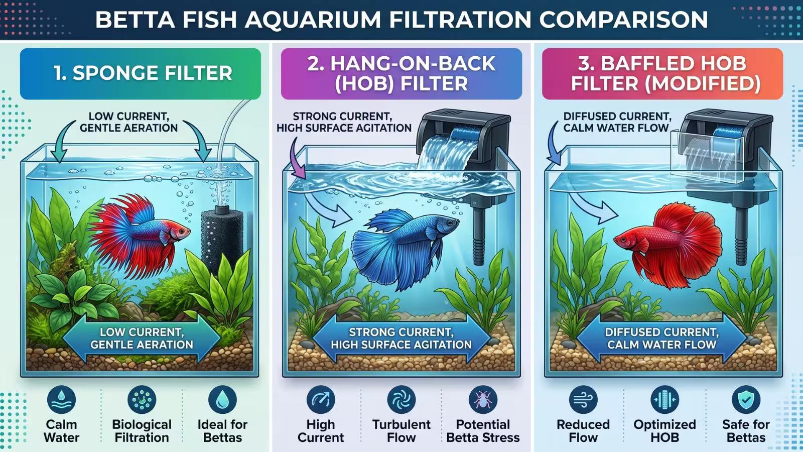 Best Filter Types for Betta Fish