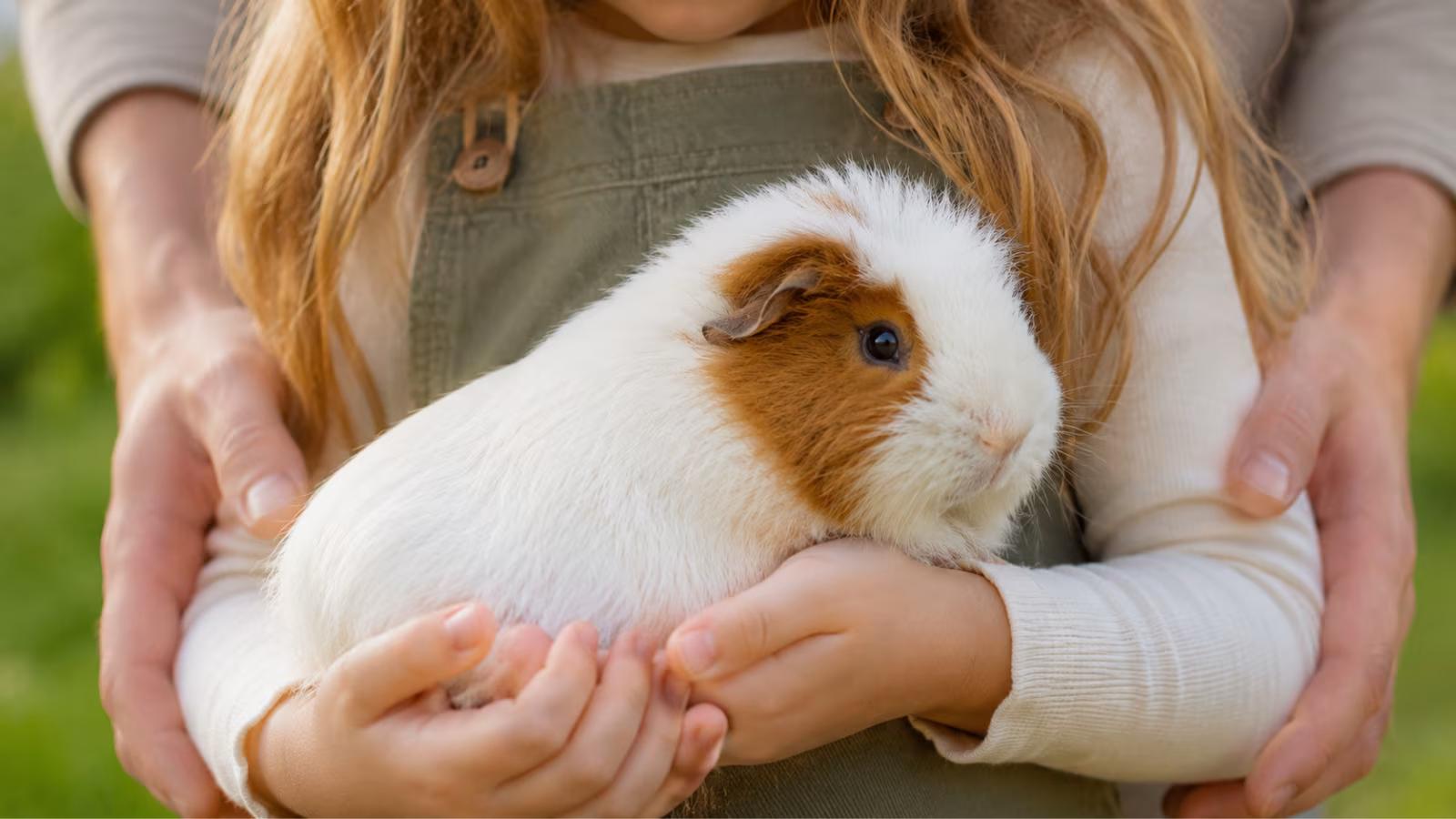 Calm guinea pig
