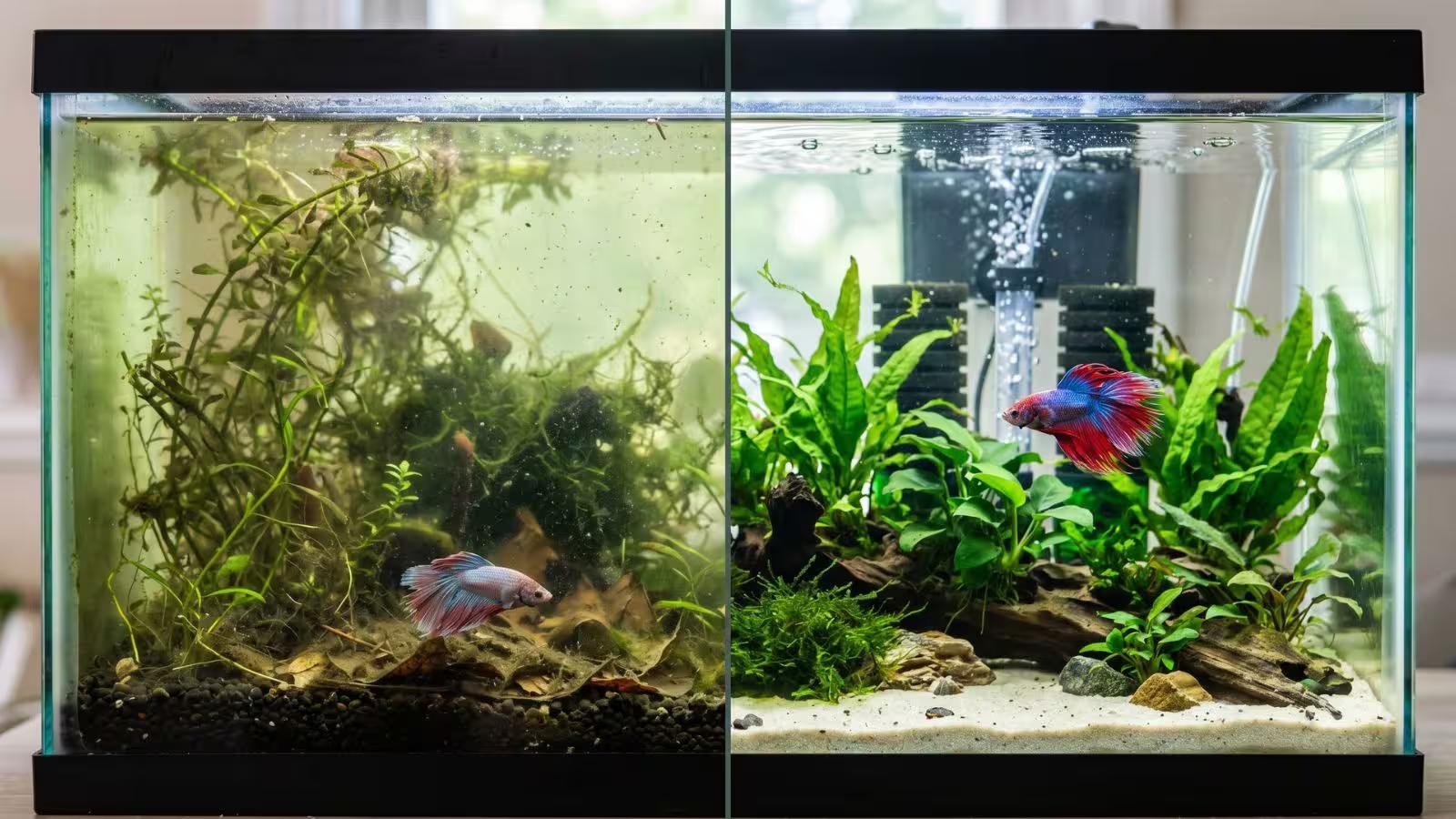 Live Plants vs Filter What Actually Keeps a Betta Tank Stable