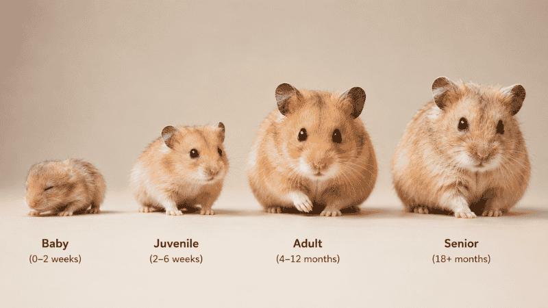 How to Tell Hamster Age from Baby Fluff to Gray Whiskers