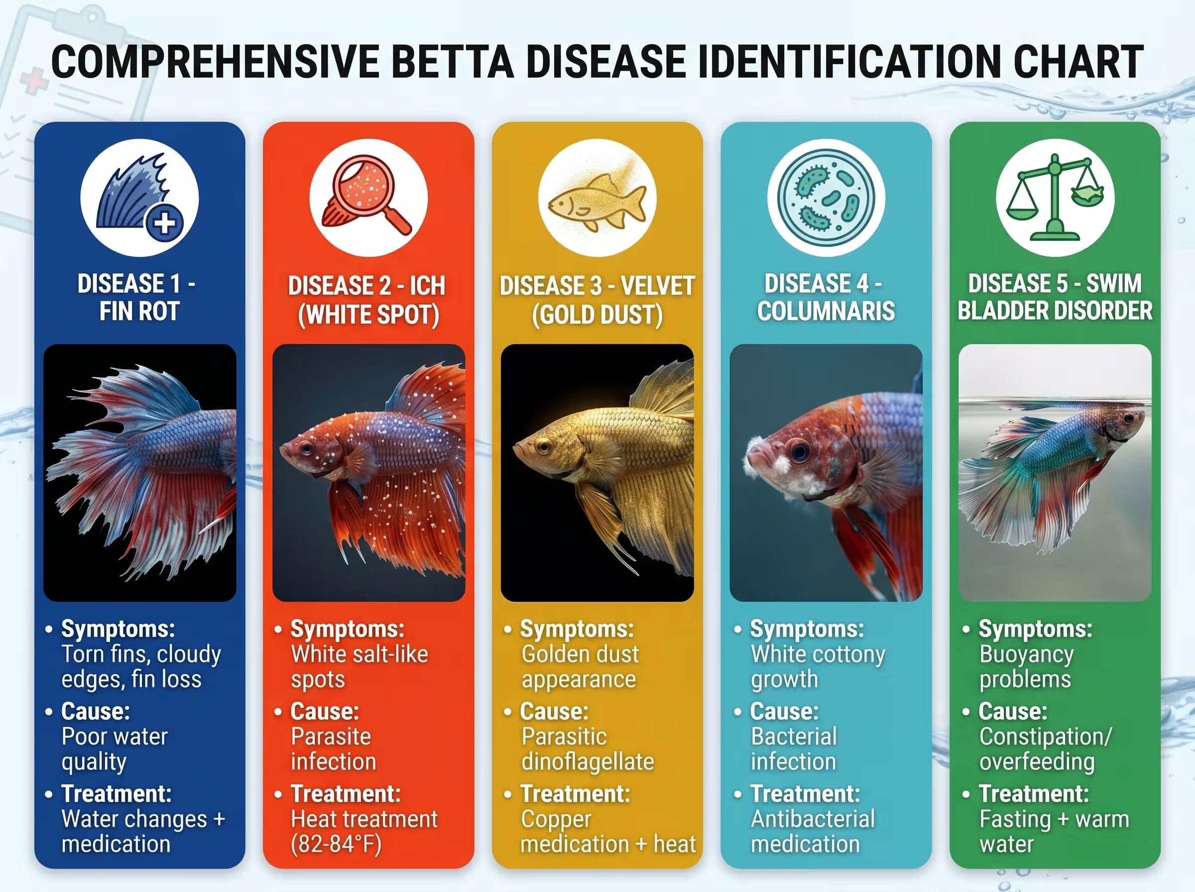 Betta Disease Infographic