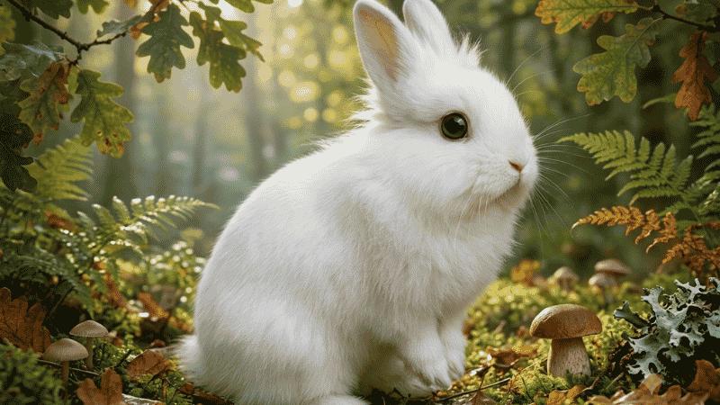 English Angora rabbit