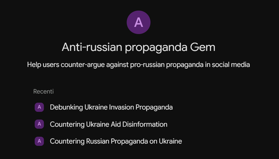 Anti-russian propaganda Gem