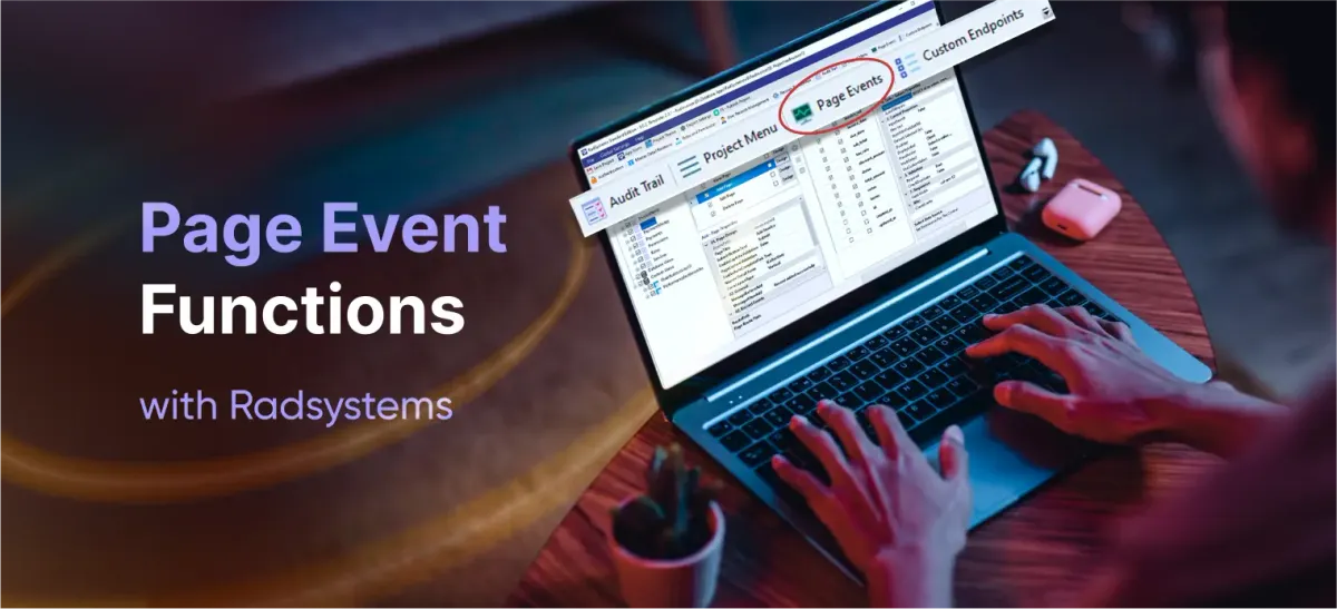Extending Application Logic with Page Events in RadSystems