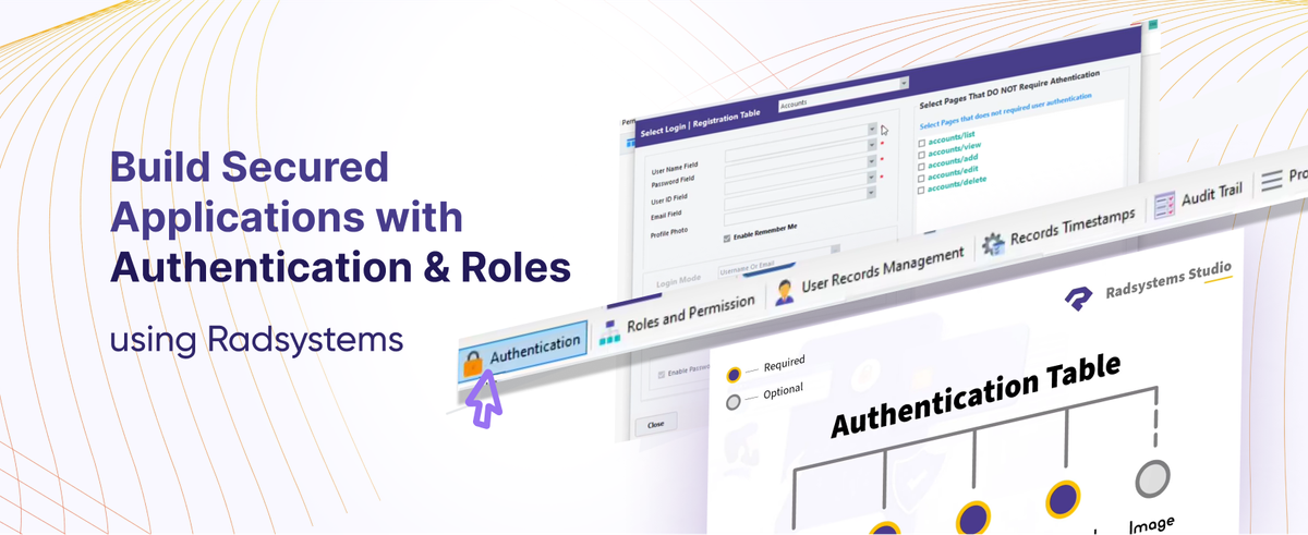 Building Secure Apps with RadSystems Studio: Authentication, Roles & Record Level Protection