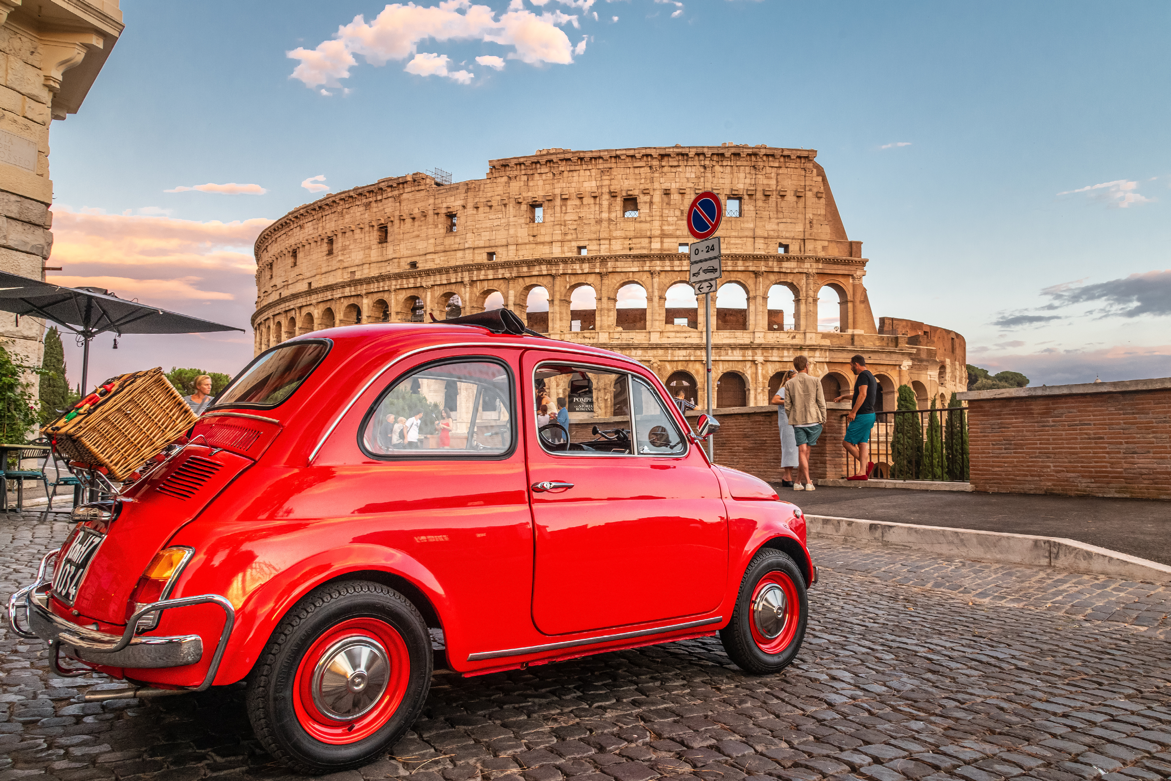 car in rome