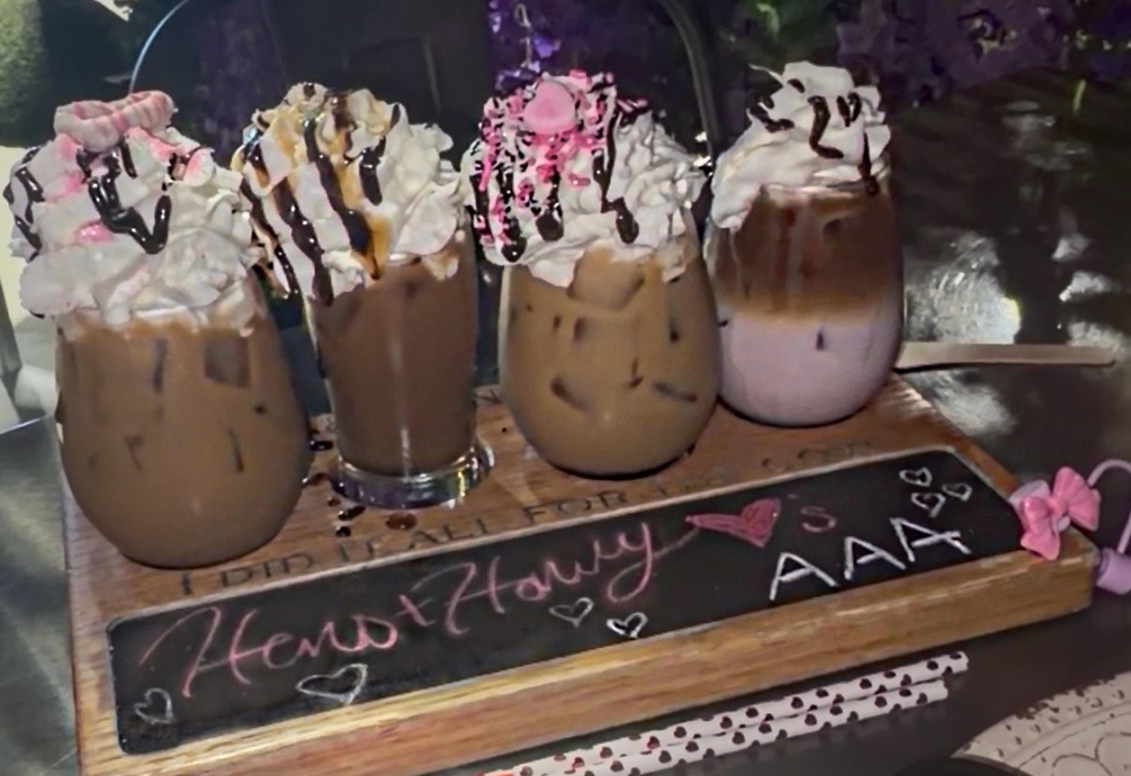 Valentine's Day Pink Coffee Flight Hens & Honey Shoppe